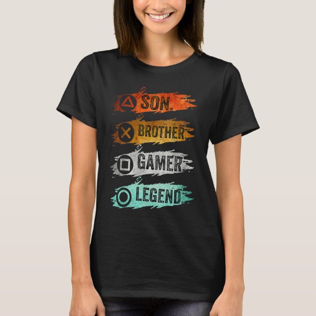 Gaming  For Teenage Boys 8 16 Year Old Gamer T-Shirt (Vorderseite)
