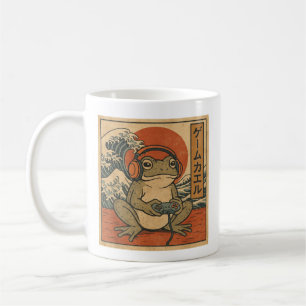 Gaming Frosch Art Ukiyo-e Japanischer Gamer Anime Kaffeetasse