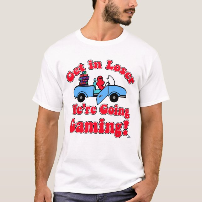 Gaming-Funny-Slogan in Loser T-Shirt (Vorderseite)