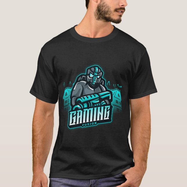 Gaming Fusion Retro Gamer T-Shirt (Vorderseite)
