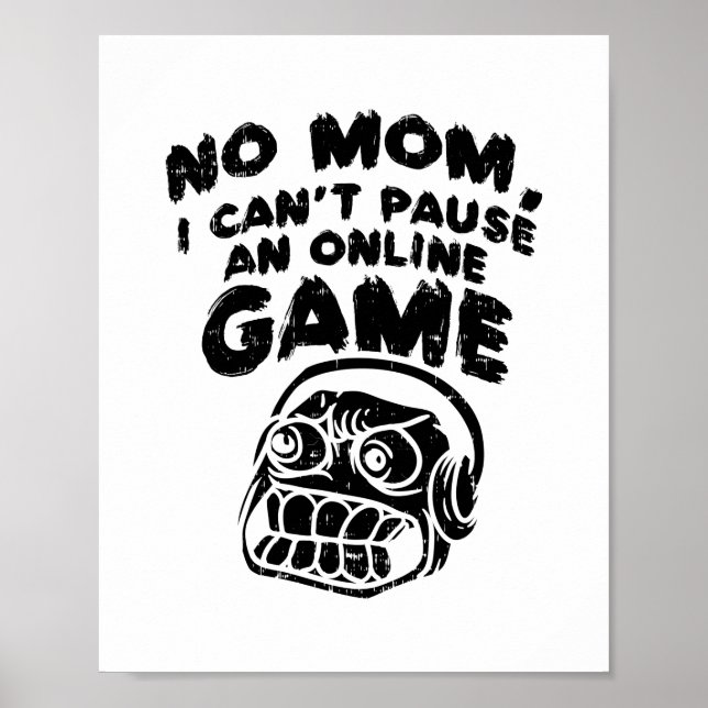 Gaming Gambling-Geschenk Poster (Vorne)