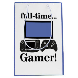 Gaming Gamer Funny Birthday Mittlere Geschenktüte