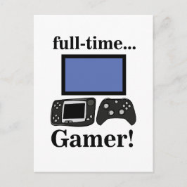 Gaming Gamer Funny Postkarte