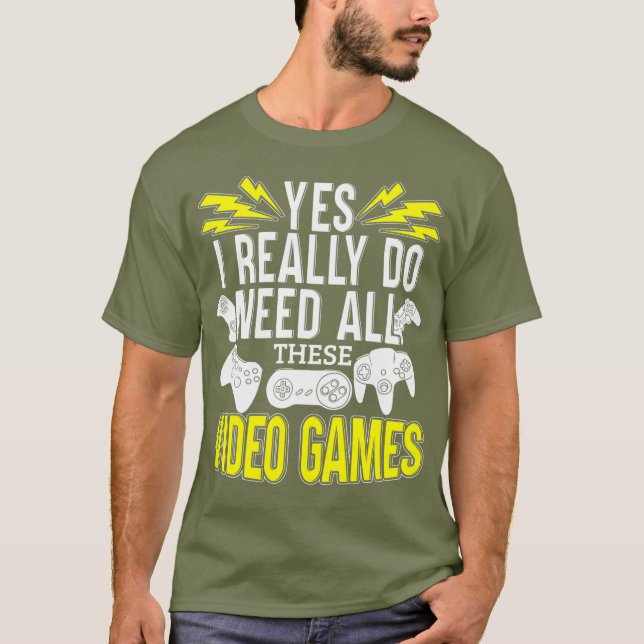 Gaming Gamer T-Shirt (Vorderseite)