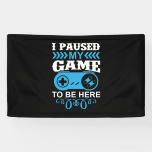 Gaming-Geschenk habe ich mein Spiel hier gehalten Banner