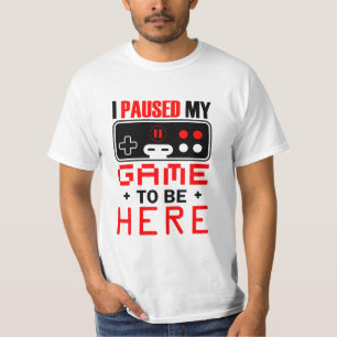 Gaming-Geschenk habe ich mein Spiel hier gehalten T-Shirt