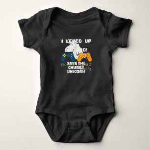Gaming-Geschenk ich Level Up auf Big Bro Bruder Ge Baby Strampler