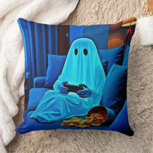 Gaming Ghost gemütliche Nacht in Design Kissen