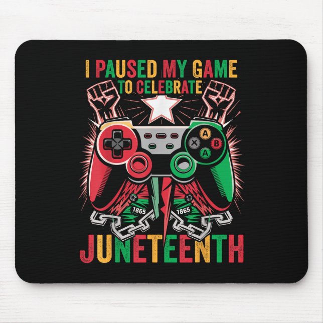 Gaming Ich habe mein Spiel unterbrochen, um Junete Mousepad (Vorne)