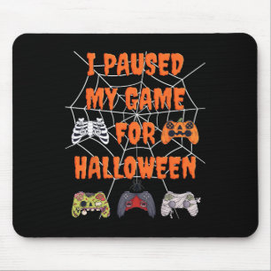 Gaming Ich habe mein Spiel zu Halloween Spaß Gamer Mousepad