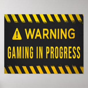 Gaming im Gange Poster