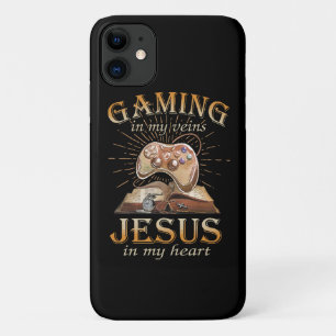 Gaming in meinen Adern Jesus in meinem Herzen Case-Mate iPhone Hülle