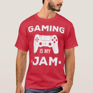 Gaming Is My Jam Video Games Lover Controller Vide T-Shirt