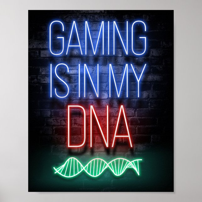 Gaming ist in meiner DNS Poster (Vorne)
