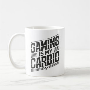 Gaming ist mein Cardio - Funny Gamer Spaß Kaffeetasse