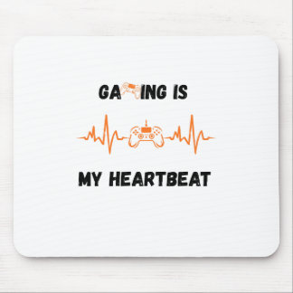 Gaming ist mein Herzschlag-Mauspad Mousepad