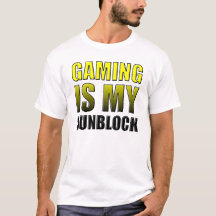 Gaming ist mein sonnenblockfreier T - Shirt