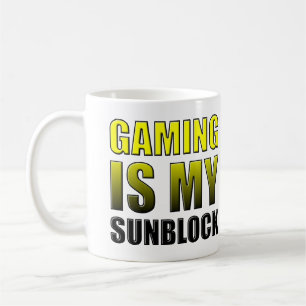 Gaming ist mein Sonnenschutz Lustiger Becher oder  Kaffeetasse