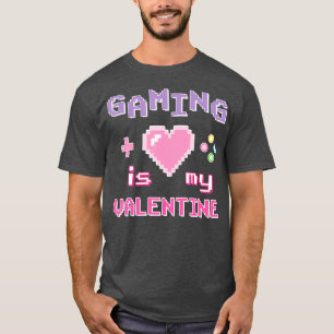 Gaming ist mein Valentine Kawaii Pastel Pink Gamer T-Shirt