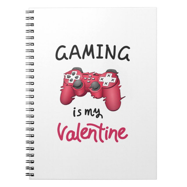 Gaming ist mein Valentine Notizblock (Vorderseite)