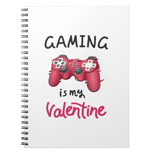Gaming ist mein Valentine Notizblock (Vorderseite)