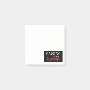 Gaming ist mein Valentine Post-it Klebezettel