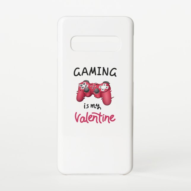 Gaming ist mein Valentine Samsung Galaxy Hülle (Rückseite)