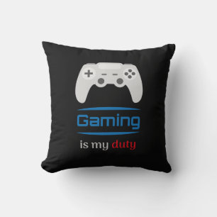 Gaming ist meine Pflicht Gamer Controller Kissen