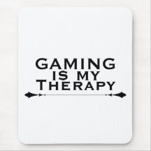 Gaming ist meine Therapie Gamer-Mauspad