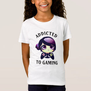 Gaming Kawaii Anime Mädchen Gamer T-Shirt