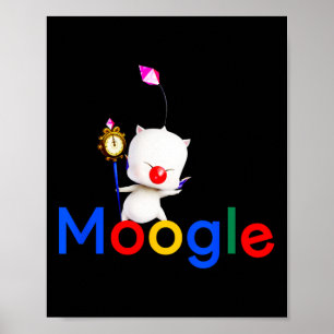 Gaming Kawaii Moogle Kupo Gamer Videospiel Poster