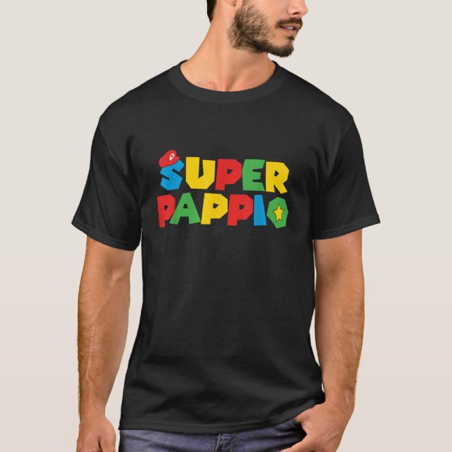 Gaming King Papa Lighthearted Granddad Family Matc T-Shirt (Vorderseite)