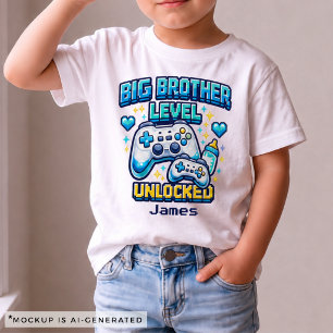 Gaming Ladebalken Ankündigung als großer Bruder Kleinkind T-shirt