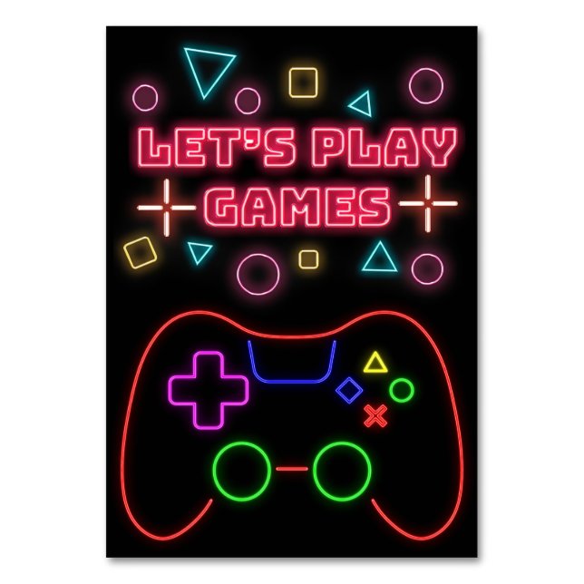 Gaming Lasse Spiele spielen Tischnummer (Vorderseite)