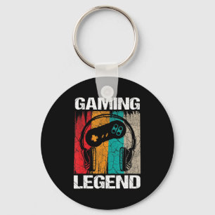 Gaming Legend Gamer Video Games Vintag Gifts Boys Schlüsselanhänger