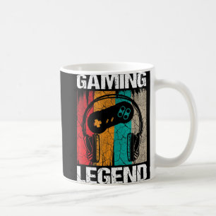 Gaming-Legende Gamer Videospiele Vintage-Geschenke Kaffeetasse