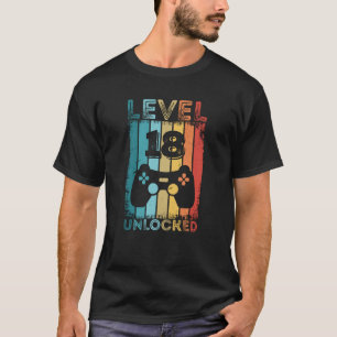 Gaming Level 18 Unlock 18. Geburtstagsgeschenk Gam T-Shirt