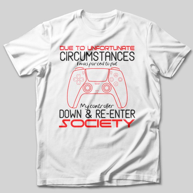 Gaming-Liebhaber machen meinen Controller zum lust T-Shirt (Von Creator hochgeladen)