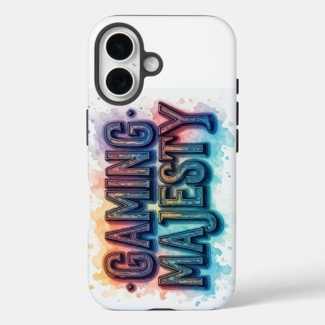 Gaming Majestät Case-Mate iPhone Hülle (Rückseite)