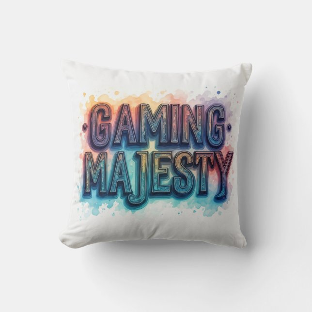 Gaming Majestät Kissen (Vorderseite)