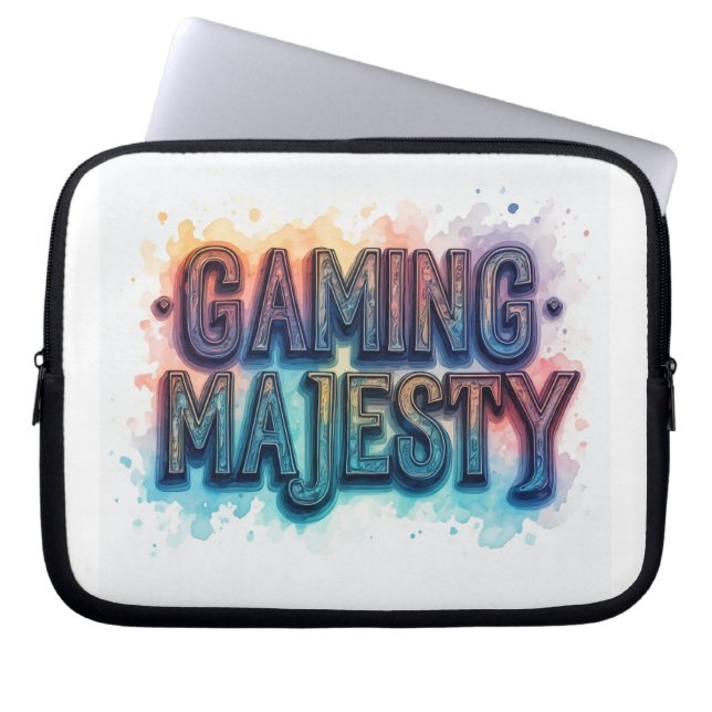 Gaming Majestät Laptopschutzhülle (Vorderseite)