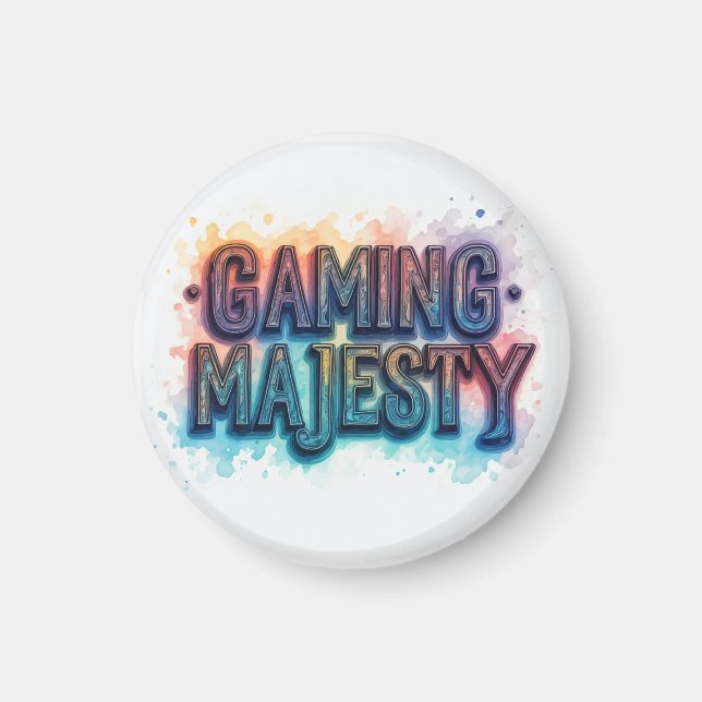 Gaming Majestät Magnet (Vorne)