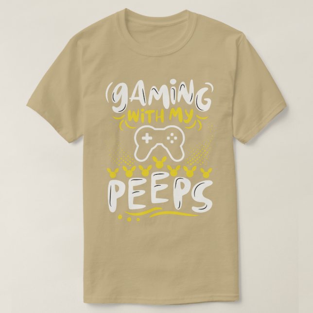 Gaming mit meinen Peeps T-Shirt (Design vorne)
