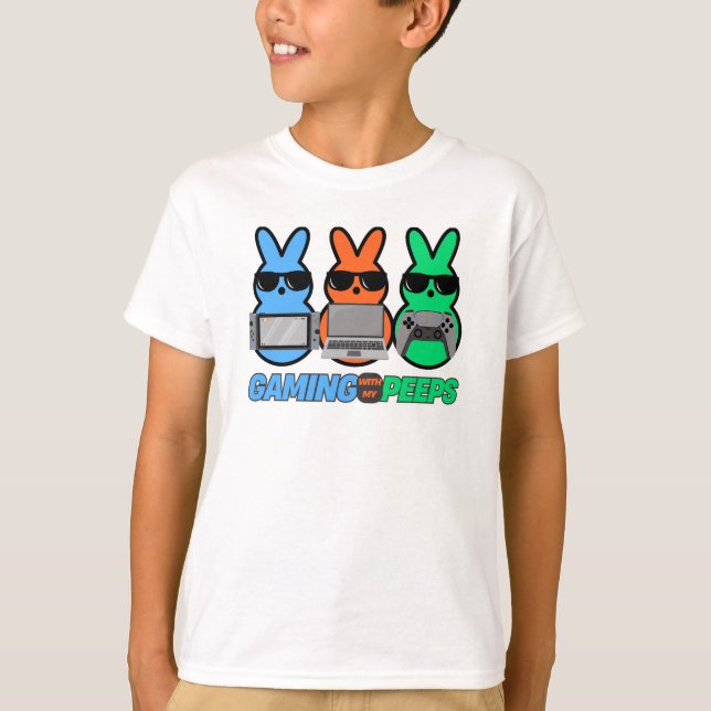 Gaming mit meinen Peeps T-Shirt (Vorderseite)