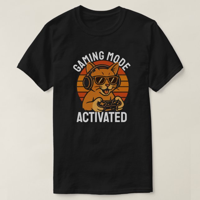 Gaming Mode Activated T-Shirt (Design vorne)