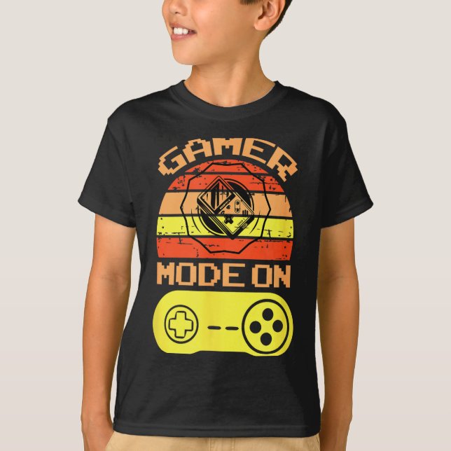 Gaming Mode On Funny Game Quotes Gift For Players  T-Shirt (Vorderseite)