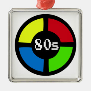 Gaming - Nie Vergessen ist 80er Gamer Gadget Metal Ornament Aus Metall