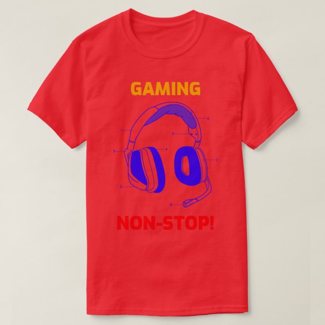 Gaming NonStopp T-Shirt (Design vorne)