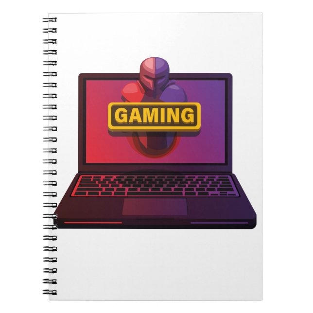 Gaming-Notebook Notizblock (Vorderseite)
