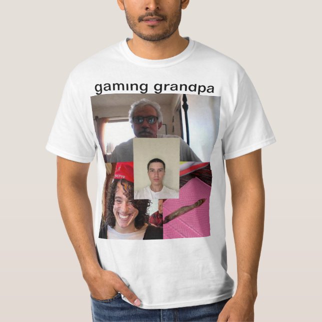 Gaming-Opa  T-Shirt (Vorderseite)